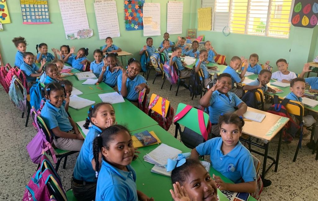 Dominican Republic elementary classroom